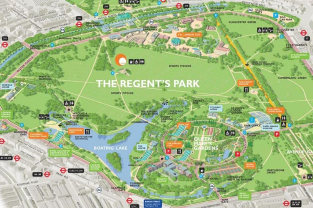 Comfy 1Br Flat V Close To Euston And Regent'S Park Лондон Екстер'єр фото